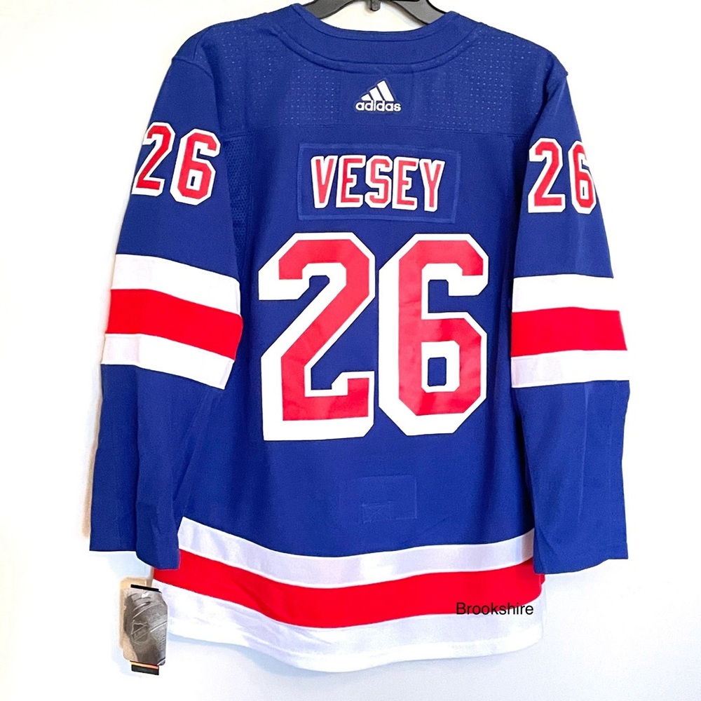 Adidas New York Rangers Jimmy Vesey #26 Authentic Home Jersey Size 46